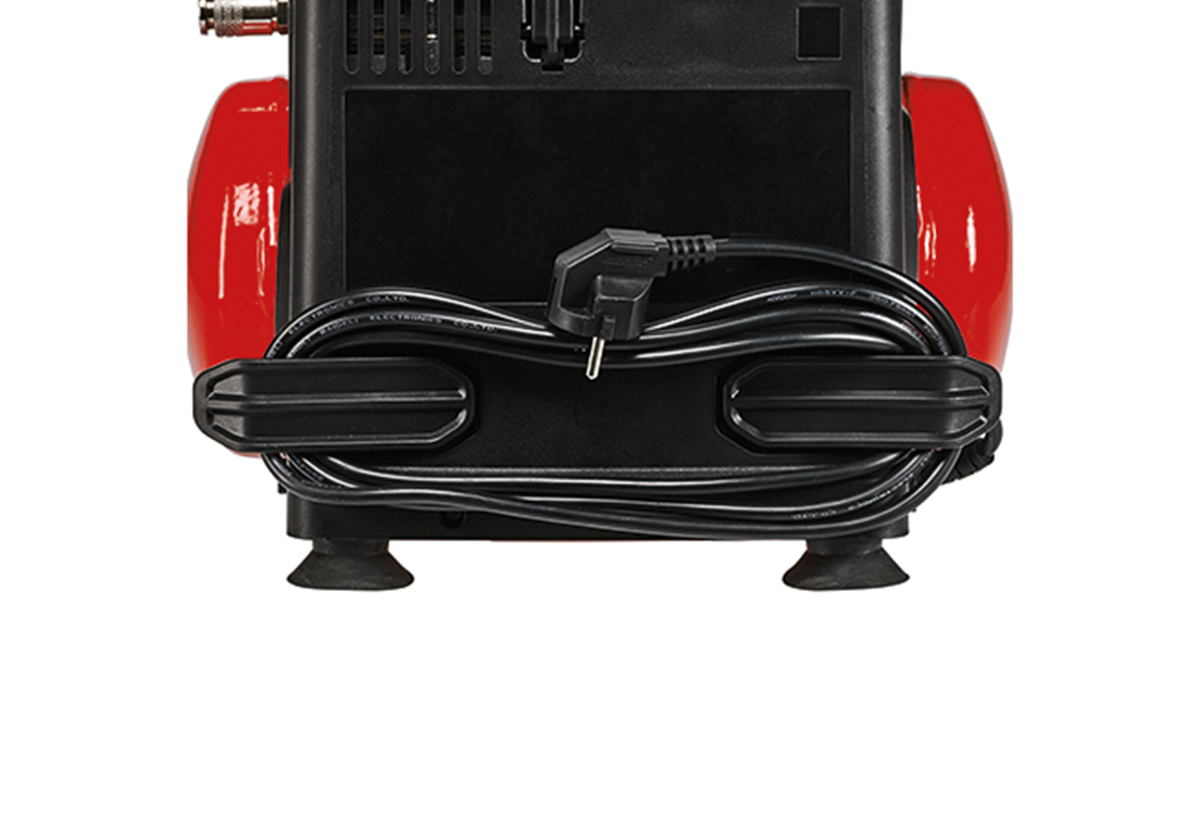 Εργονομικός σχεδιασμόςΑπεικονίζεται το καλώδιο τυλιγμένο στην ειδική θέση στο πίσω μέρος.